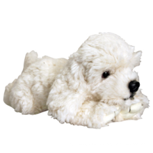 ICTI Audited Factory beau jouet en peluche blanc poodle